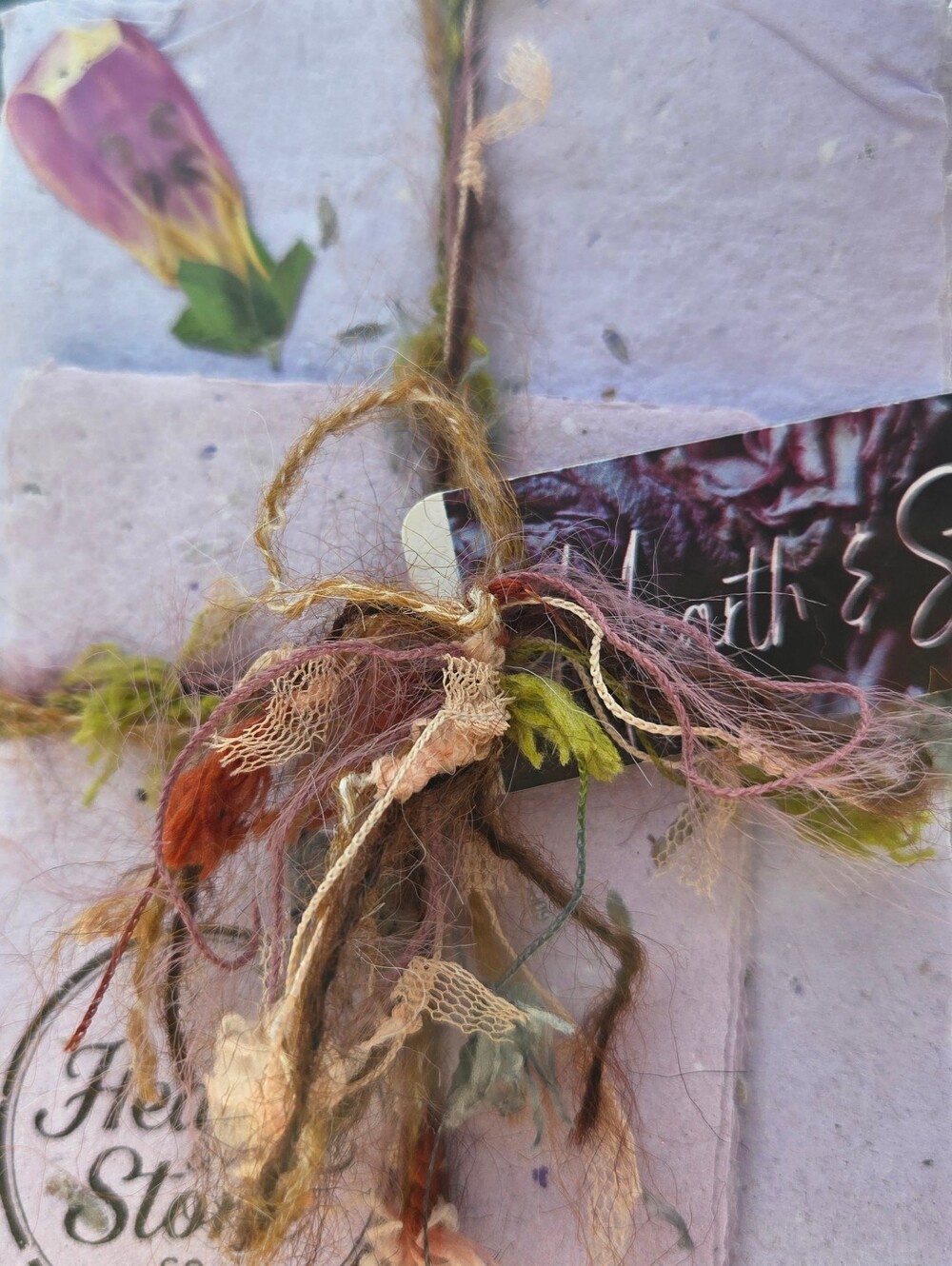Hearth & Stone Co. Handmade Lavender Intention Paper Bundle - Picture 2 of 5
